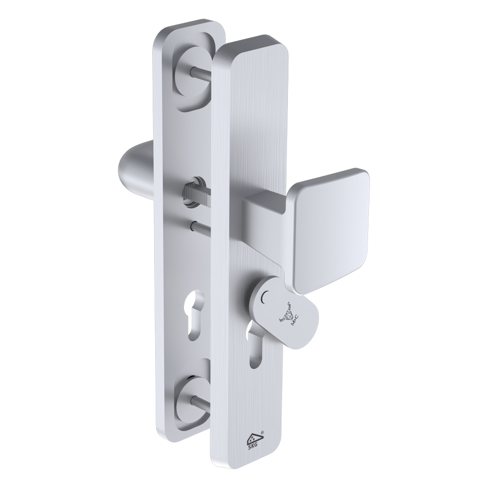M&C veiligheidsbeslag met beschermplaat knop/kruk PC72